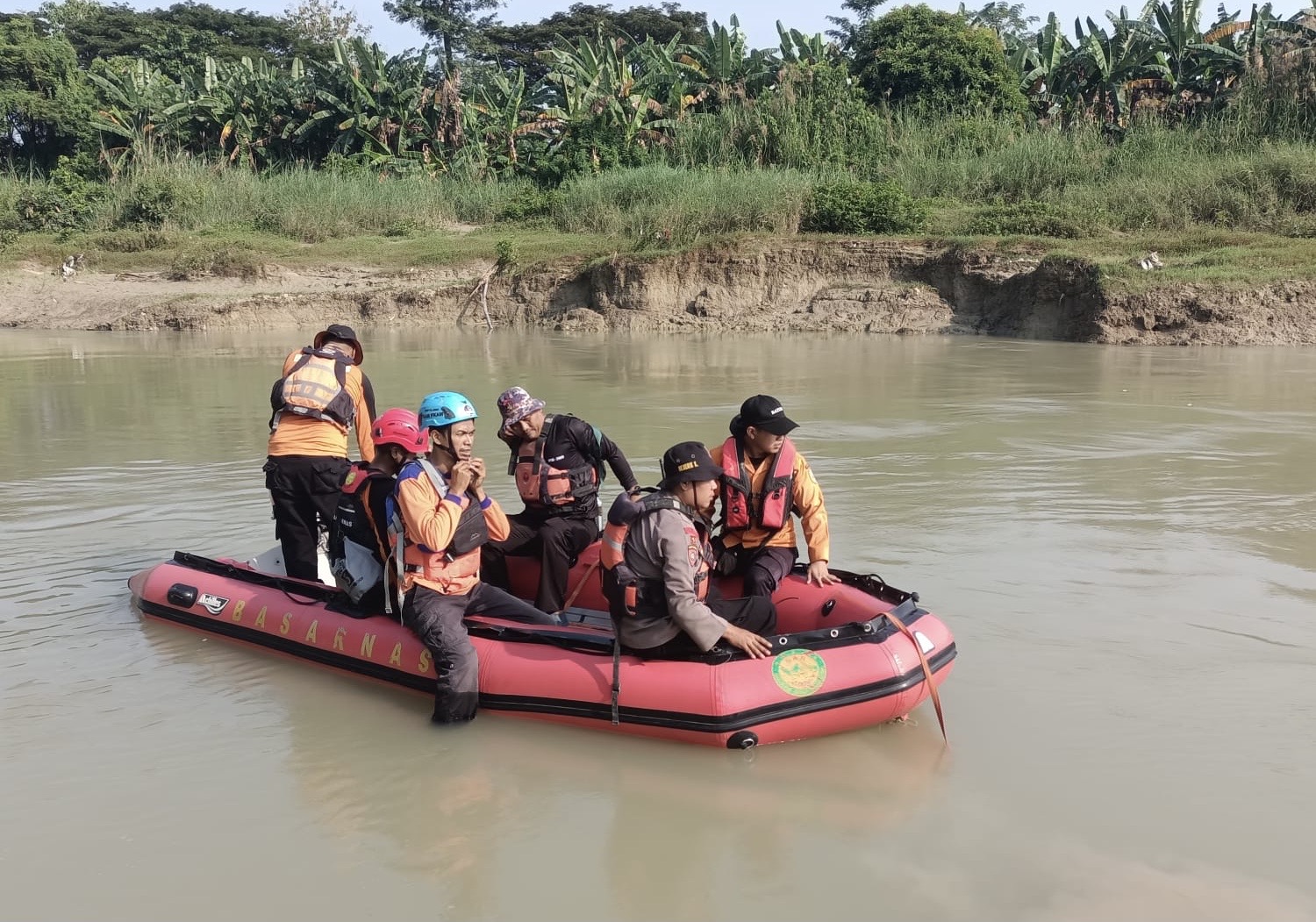 Tragis! Pemuda Godong Grobogan Hanyut di Sungai Lusi saat Berburu Biawak