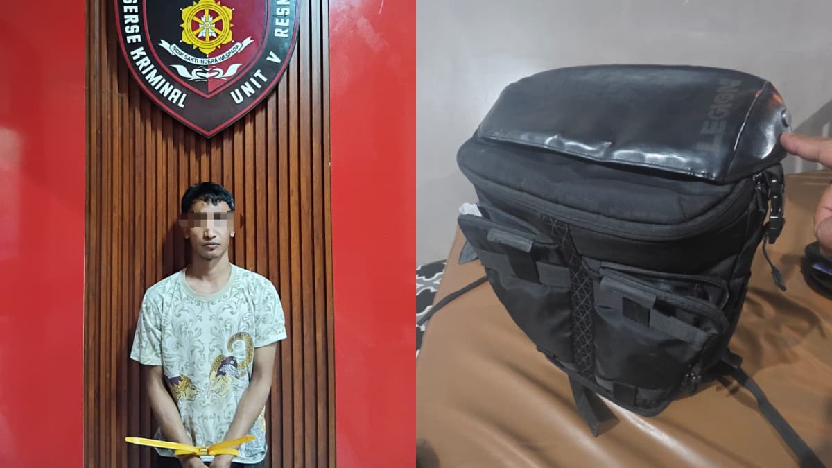 Viral CCTV Pencuri Tas di Stasiun Tawang Semarang, Polisi Amankan Laptop Korban