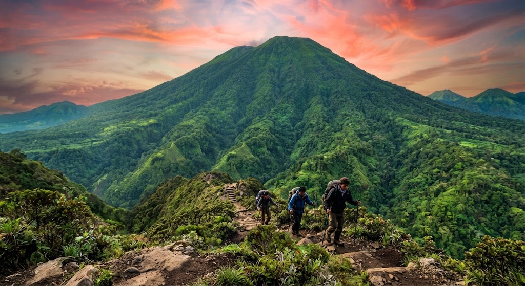 Swafoto di Bibir Kawah Berujung Petaka, Pendaki 16 Tahun Jatuh ke Gunung Slamet